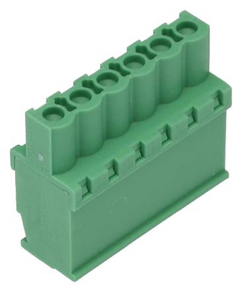 Phoenix Contact MVSTBR 2.5/6-ST-5.08 Series Pluggable Terminal Block, 6-Contact, 5.08 mm Pitch, 1 Row, 1792281