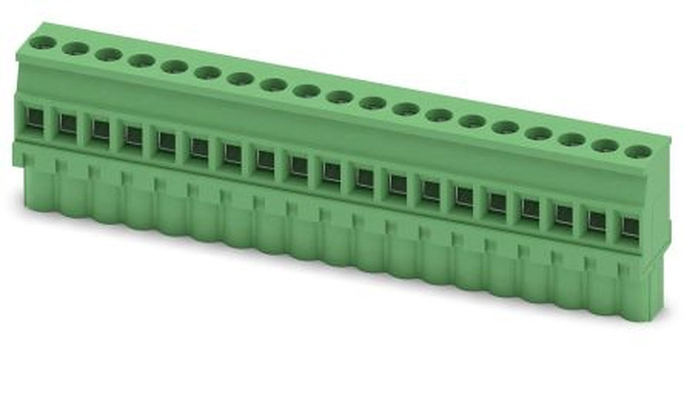Phoenix Contact MVSTBW 2.5/19-ST Series PCB Terminal Block, 19-Contact, 5 mm Pitch, 1 Row, 1792692
