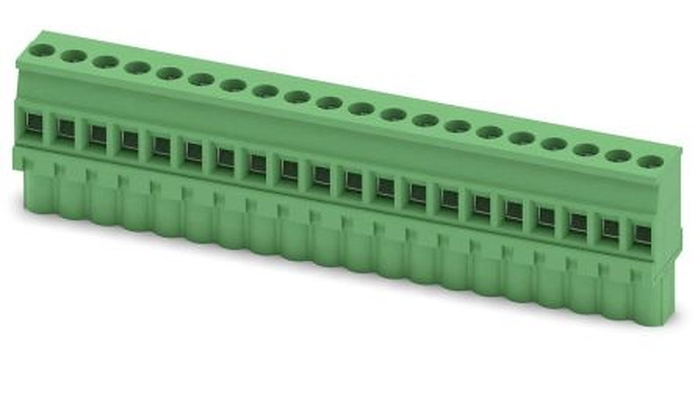 Phoenix Contact MVSTBW 2.5/20-ST Series PCB Terminal Block, 20-Contact, 5 mm Pitch, 1 Row, 1792702
