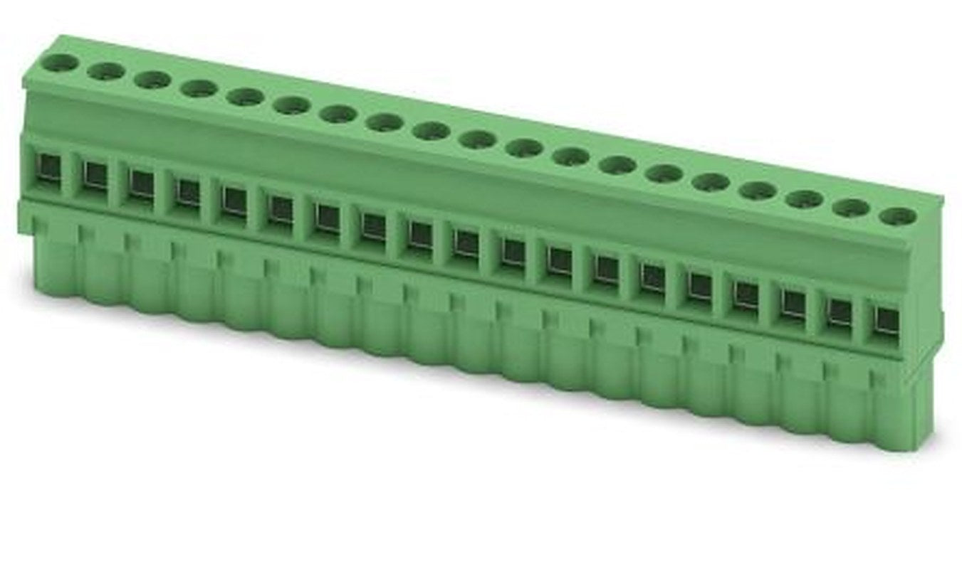 Phoenix Contact MVSTBW 2.5/19-ST-5.08 Series PCB Terminal Block, 19-Contact, 5.08 mm Pitch, 1 Row, 1792922