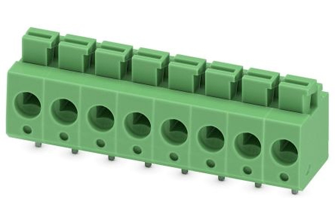 Phoenix Contact PTS Series PCB Terminal Block, 8-Contact, 5 mm Pitch, Wave Soldering Mount, 1 Row