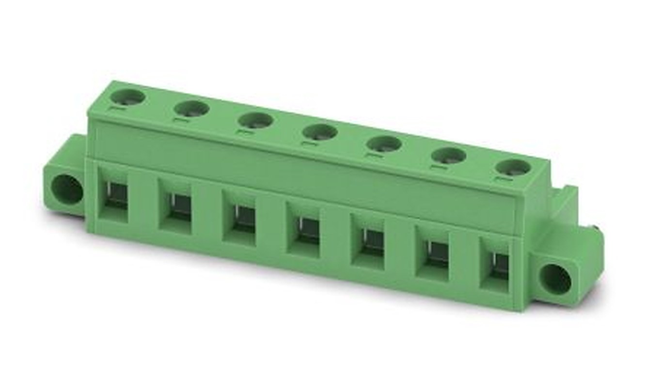 Phoenix Contact GMSTB 2.5/7-STF-7.62 EX Series Pluggable Terminal Block, 7-Contact, 7.62 mm Pitch, 1 Row, 1795828