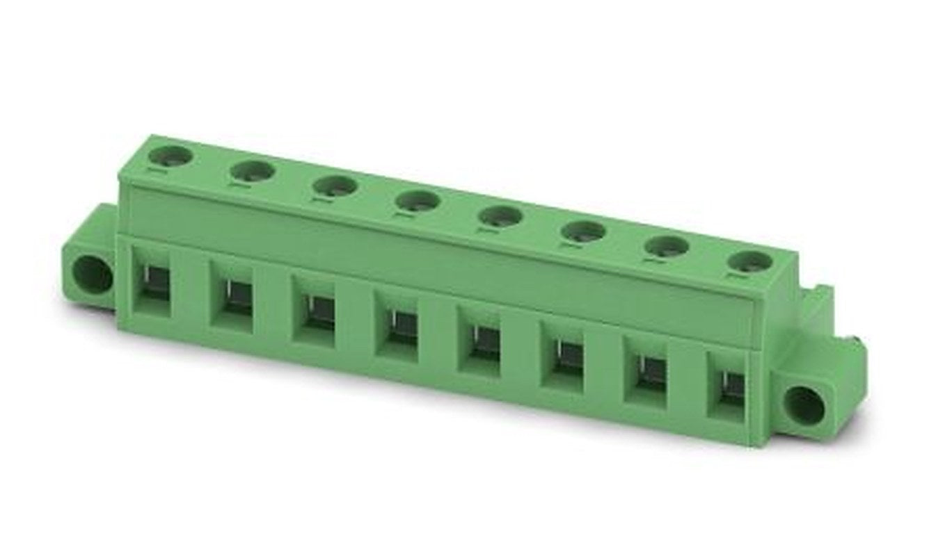 Phoenix Contact GMSTB 2.5/8-STF-7.62 EX Series Pluggable Terminal Block, 8-Contact, 7.62 mm Pitch, 1 Row, 1795831