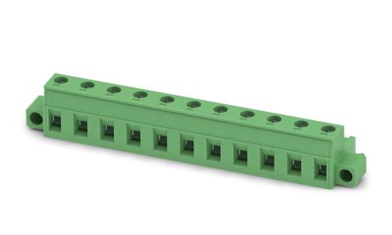 Phoenix Contact GMSTB 2.5/11-STF-7.62 EX Series Pluggable Terminal Block, 11-Contact, 7.62 mm Pitch, 1 Row, 1795860