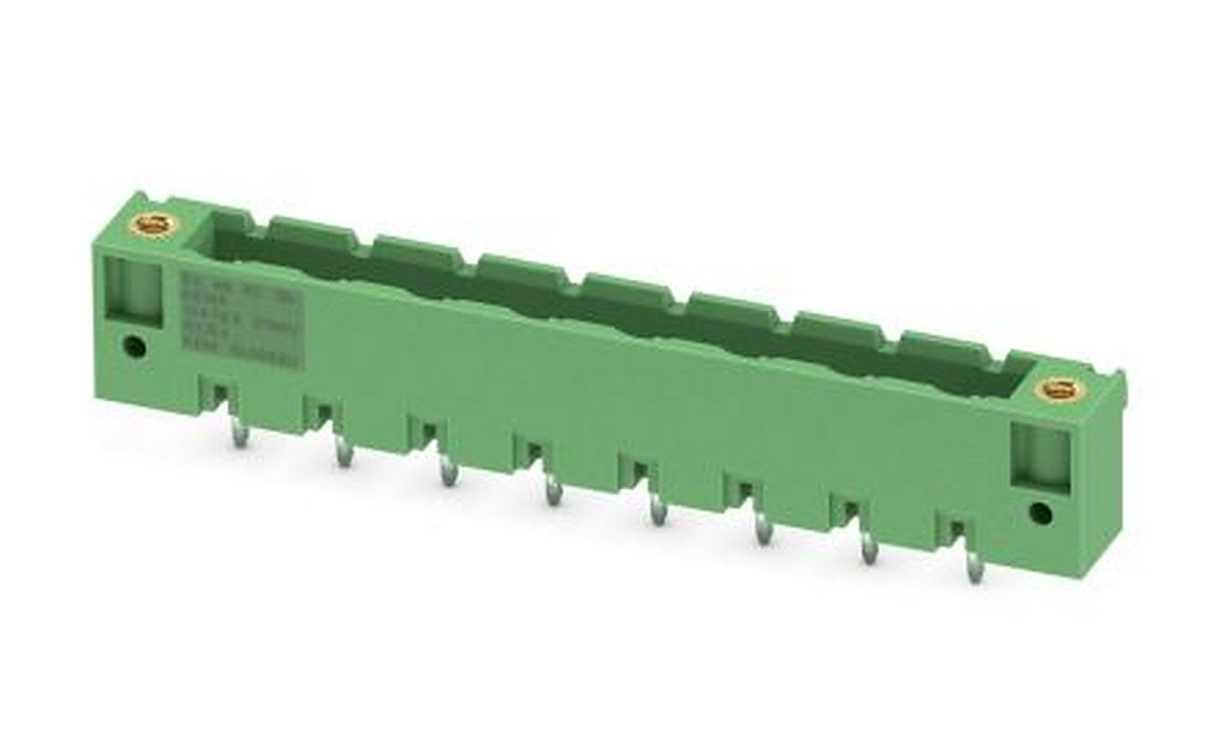 Phoenix Contact GMSTBV 2.5/ 8-GF-7.62 EX Series Pluggable Terminal Block, 8-Contact, 7.62 mm Pitch, 1 Row, 1796720