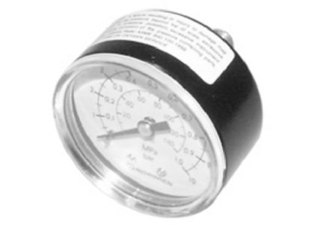 Norgren R 1/8 in Threaded Pressure Gauge, 63 mm, 10 bar