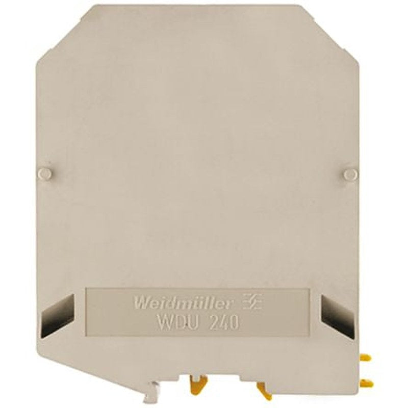 Weidmüller 1802780000 W Series Feed Through Terminal Block Dark Beige, 240mm², 70 mm², 1-Level, Screw