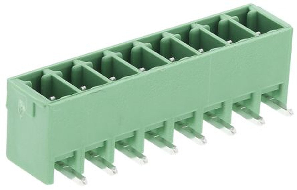 Phoenix Contact MC 1.5/ 8-G-3.81 Series Pluggable Terminal Block, 8-Contact, 3.81 mm Pitch, 1 Row, 1803332