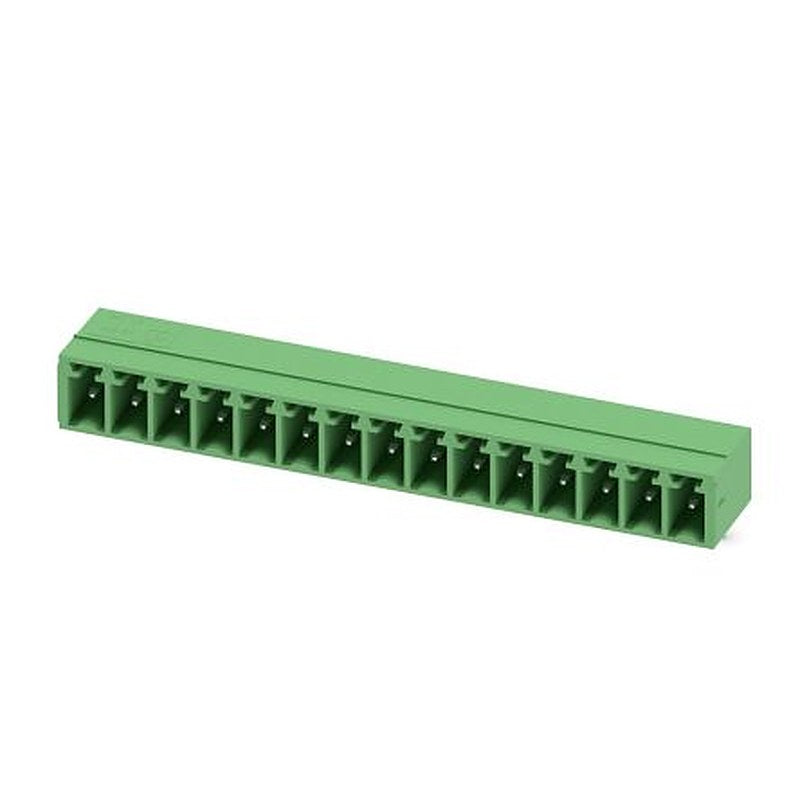 Phoenix Contact MC Series Straight Wave Soldering Mount PCB Header, 15 Contact(s), 3.81 mm Pitch, 1 Row