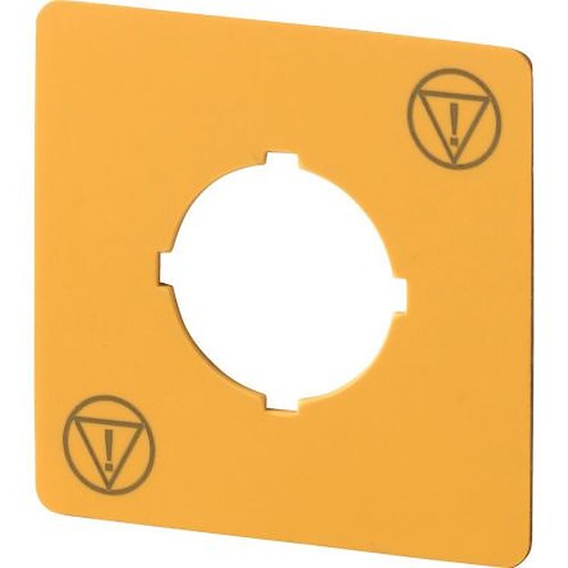 Eaton Label for Use with M22 Pushbuttons, Pre-printed "Emergency Stop