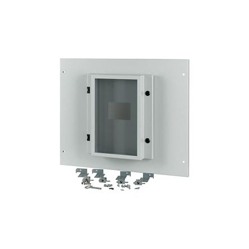 Eaton Grey Front Plate Steel Faceplate & Mount Plate