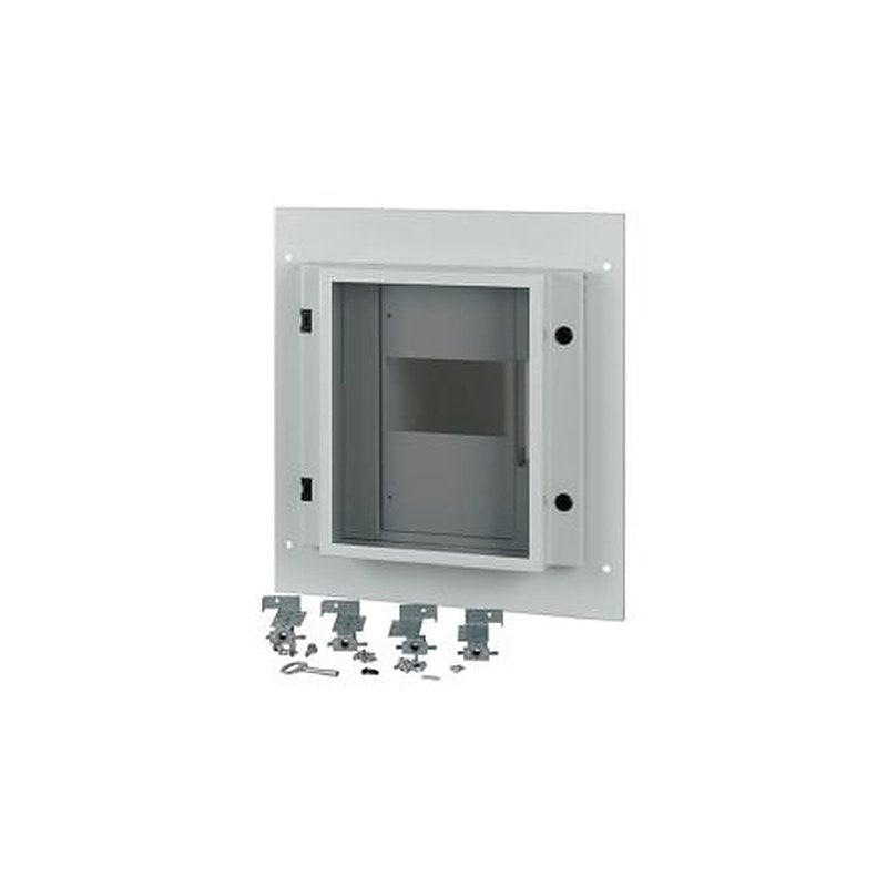 Eaton Grey 1 Gang Front Plate Steel Faceplate & Mount Plate