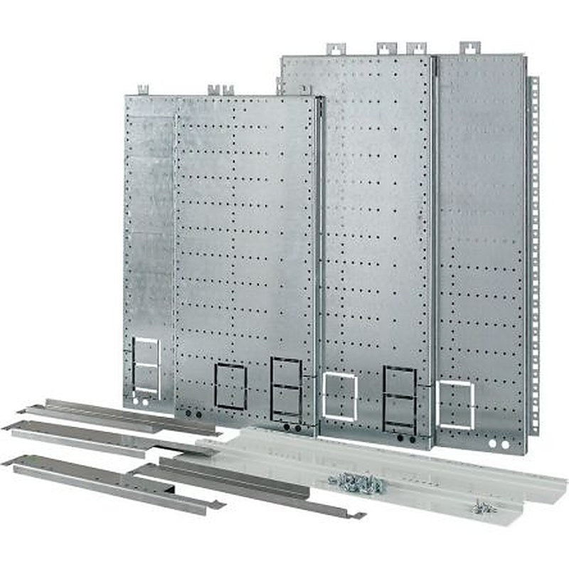 Eaton Grey Metal Faceplate & Mount Plate