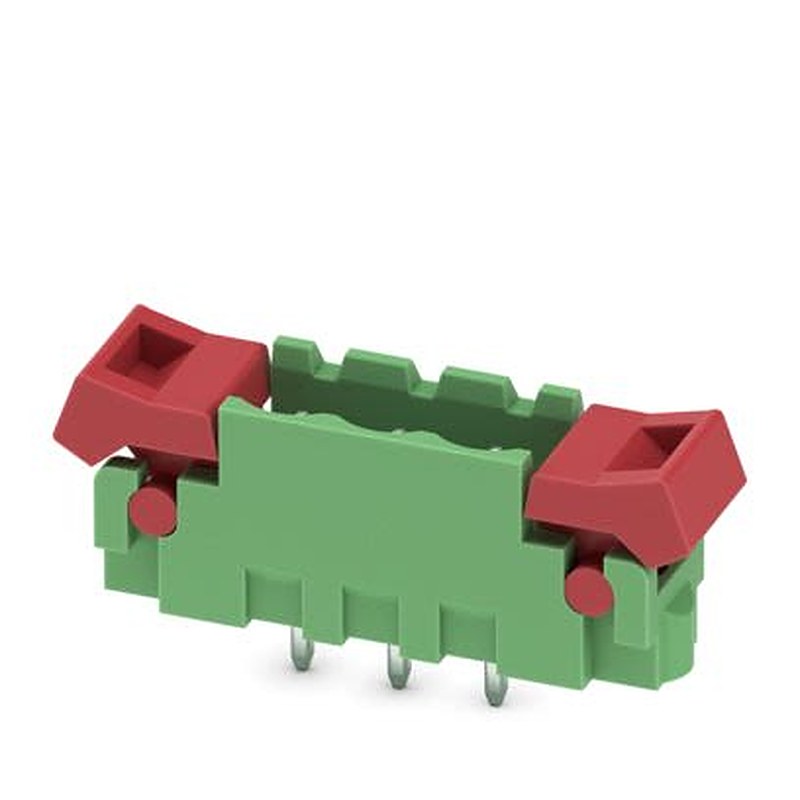 Phoenix Contact MSTBV Series Straight Wave Soldering Mount PCB Header, 3 Contact(s), 5.08 mm Pitch, 1 Row, Shrouded