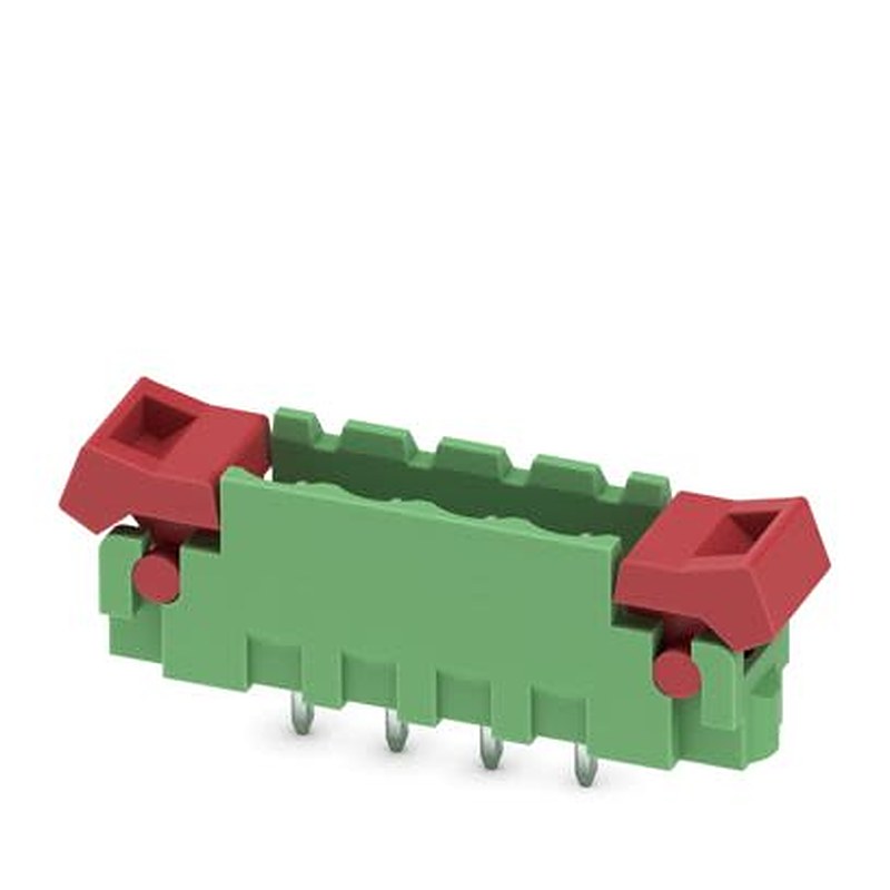 Phoenix Contact MSTBV Series Straight Wave Soldering Mount PCB Header, 4 Contact(s), 5.08 mm Pitch, 1 Row, Shrouded