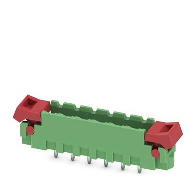 Phoenix Contact MSTBV Series Straight Wave Soldering Mount PCB Header, 6 Contact(s), 5.08 mm Pitch, 1 Row, Shrouded