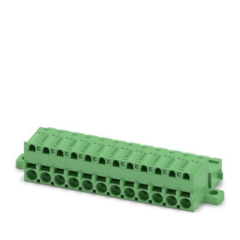Phoenix Contact FKICS Series PCB Connector, 12-Contact, 5.08 mm Pitch, Snap-in, 1 Row Push-in Spring