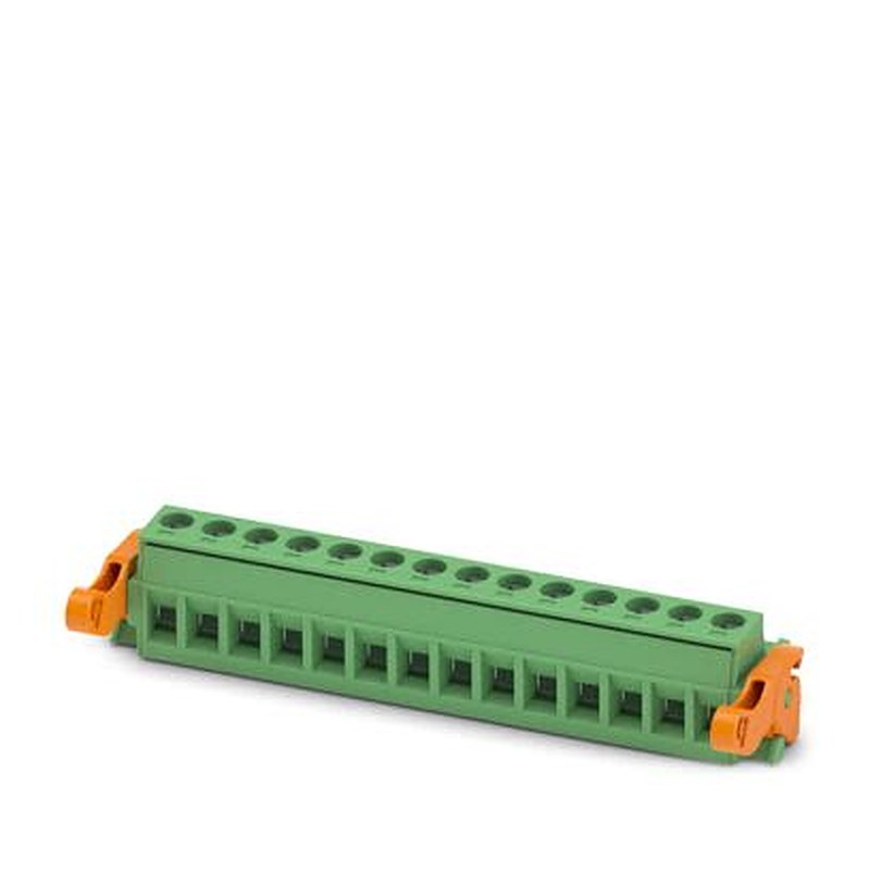 Phoenix Contact MSTB Series PCB Connector, 14-Contact, 5.08 mm Pitch, Locking Jack, 1 Row Screw