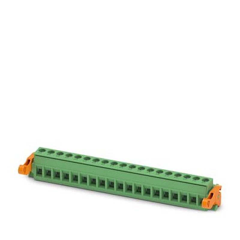 Phoenix Contact MSTB Series PCB Connector, 19-Contact, 5.08 mm Pitch, Locking Jack, 1 Row Screw
