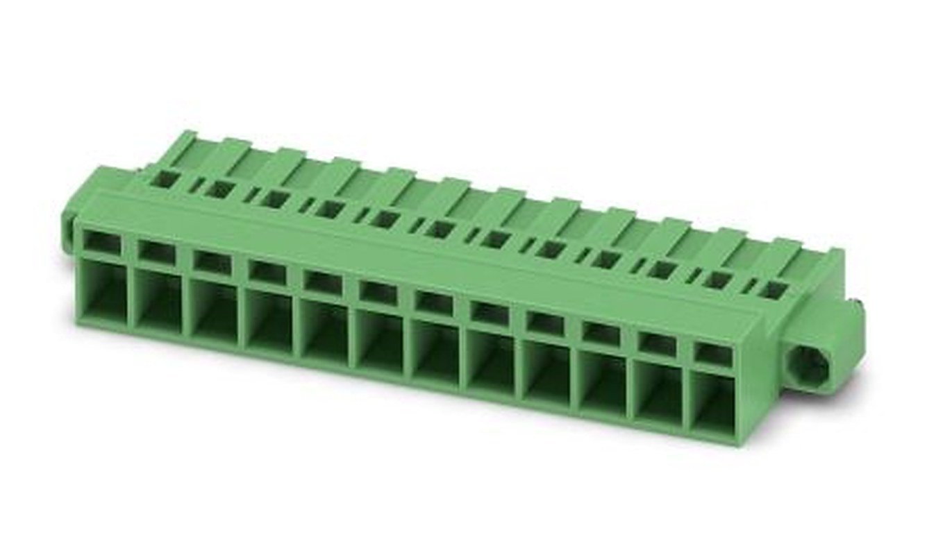 Phoenix Contact MSTBC 2.5/12-STZF-5.08 Series Pluggable Terminal Block, 12-Contact, 5.08 mm Pitch, 1 Row, 1809831