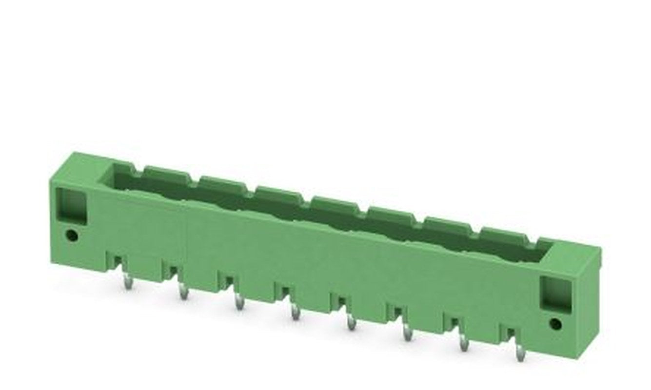 Phoenix Contact GMSTBVA 2.5 HC/ 8-G-7.62-LR Series Pluggable Terminal Block, 8-Contact, 7.62 mm Pitch, 1 Row, 1813033