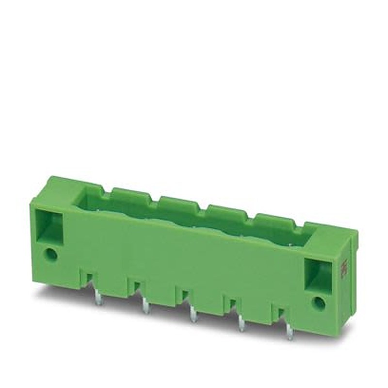 Phoenix Contact GMSTBVA Series Straight Wave Soldering Mount PCB Header, 12 Contact(s), 7.62 mm Pitch, 1 Row, Shrouded