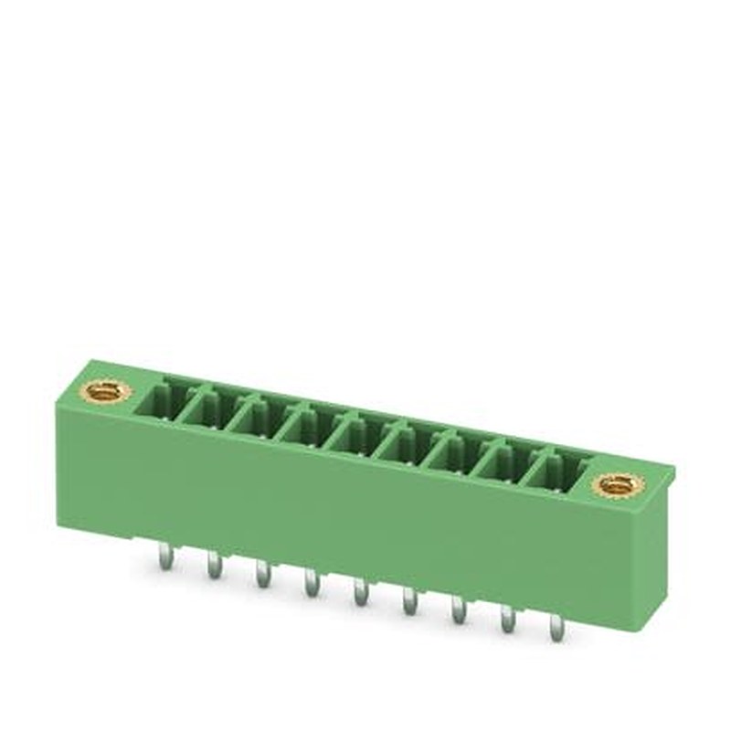 Phoenix Contact MCV Series Straight Wave Soldering Mount PCB Header, 9 Contact(s), 3.5 mm Pitch, 1 Row, Shrouded