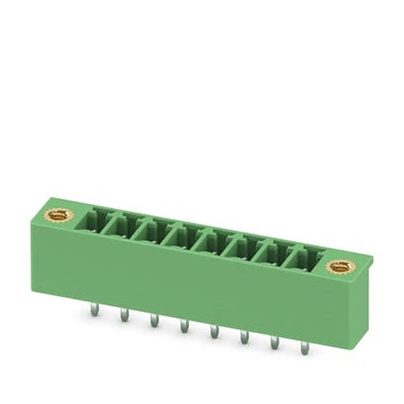 Phoenix Contact MCV Series Straight Wave Soldering Mount PCB Header, 8 Contact(s), 3.81 mm Pitch, 1 Row, Shrouded