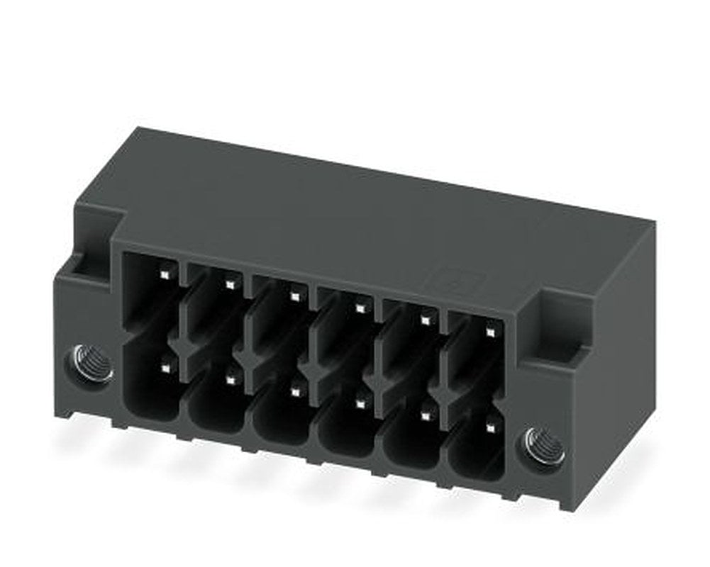 Phoenix Contact DMC 1.5/ 6-G1F-3.5-LRP20THRR56 Series Pluggable Terminal Block, 6-Contact, 3.5 mm Pitch, 2 Row, 1818546
