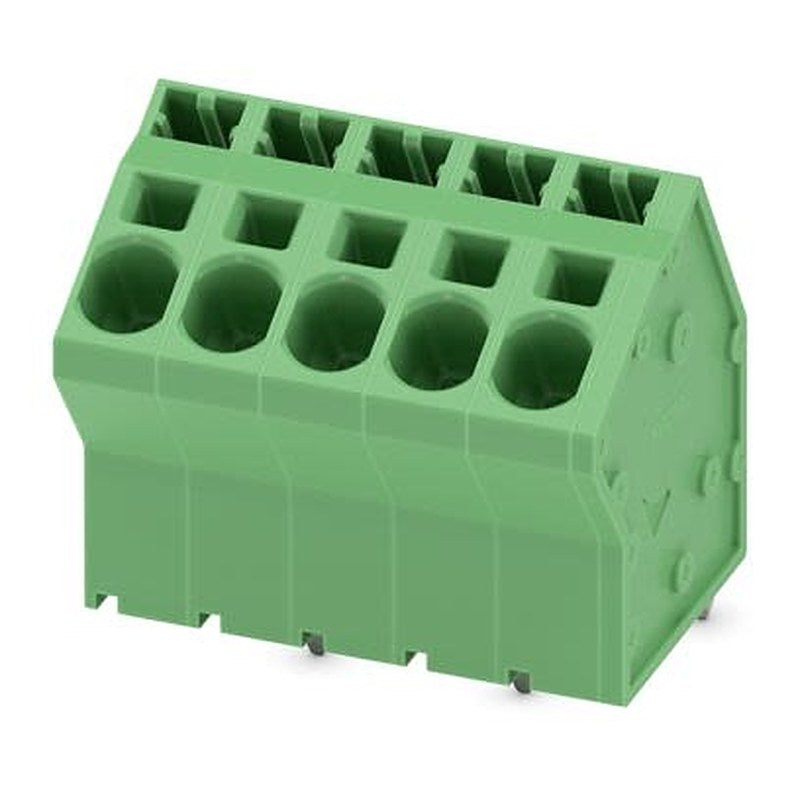 Phoenix Contact SPTA 5 Series PCB Terminal Block, 5-Contact, 7.5 mm Pitch, Wave Soldering Mount, 1 Row
