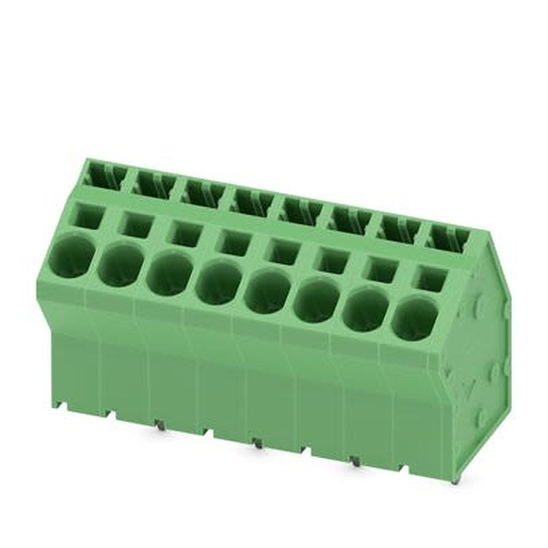 Phoenix Contact SPTA 5 Series PCB Terminal Block, 8-Contact, 7.5 mm Pitch, Wave Soldering Mount, 1 Row