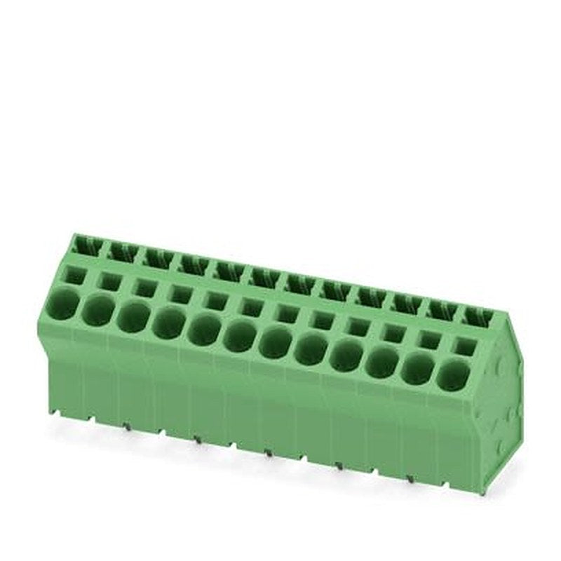 Phoenix Contact SPTA 5 Series PCB Terminal Block, 12-Contact, 7.5 mm Pitch, Wave Soldering Mount, 1 Row