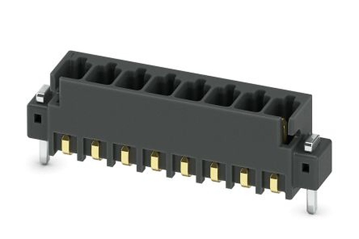Phoenix Contact MCV 0.5/ 8-G-2.54 SMD R44 Series Pluggable Terminal Block, 8-Contact, 2.54 mm Pitch, 1 Row, 1821601