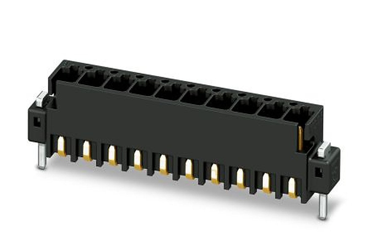 Phoenix Contact MCV 0.5/15-G-2.54 SMD R72 Series Pluggable Terminal Block, 15-Contact, 2.54 mm Pitch, 1 Row, 1821672