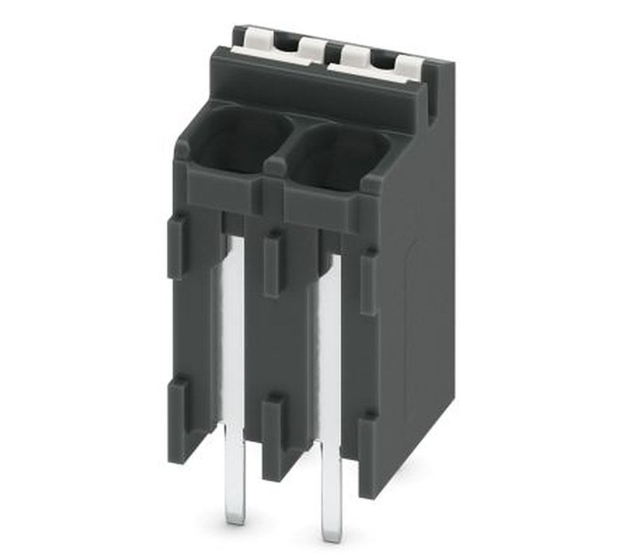 Phoenix Contact SPT-THR 1.5/2-V-3.5 P26 Series PCB Terminal Block, 3.5 mm Pitch, 1 Row, 1822312