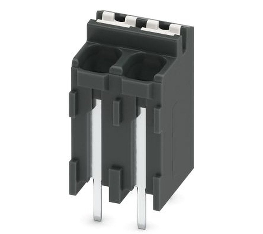 Phoenix Contact SPT-THR 1.5/2-V-3.81 P26 Series PCB Terminal Block, 2-Contact, 3.81 mm Pitch, 1 Row, 1822422