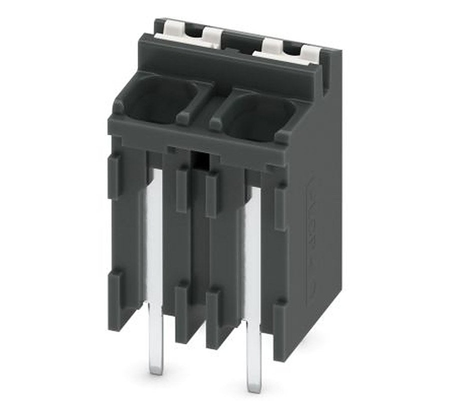 Phoenix Contact SPT-THR 1.5/2-V-5.0 P26 Series PCB Terminal Block, 2-Contact, 5 mm Pitch, 1 Row, 1822532