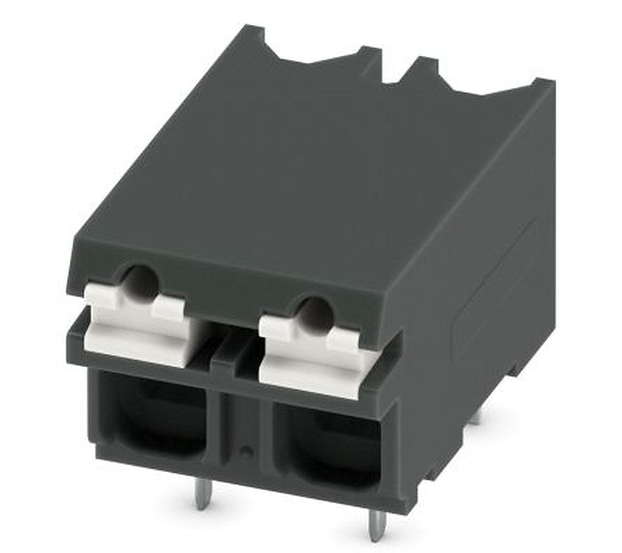 Phoenix Contact SPT-THR 1.5/2-H-5.08 P26 Series PCB Terminal Block, 2-Contact, 5.08 mm Pitch, 1 Row, 1823081