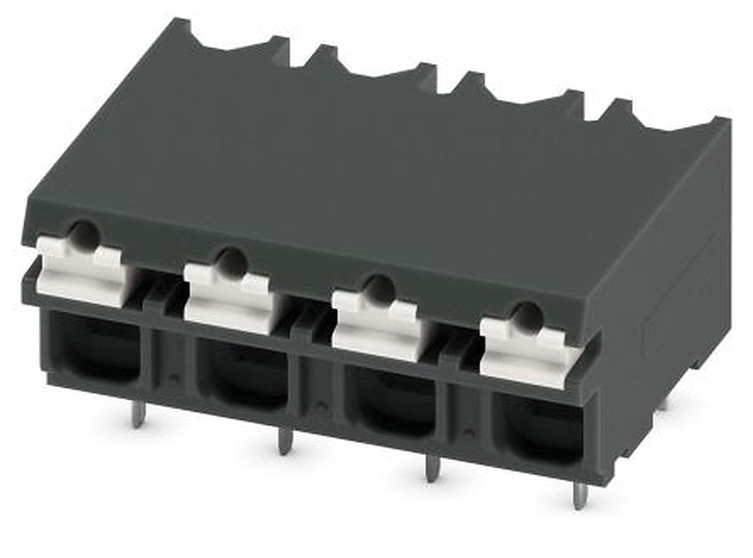 Phoenix Contact SPT-THR 1.5/4-H-5.08 P26 Series PCB Terminal Block, 4-Contact, 5.08 mm Pitch, 1 Row, 1823104