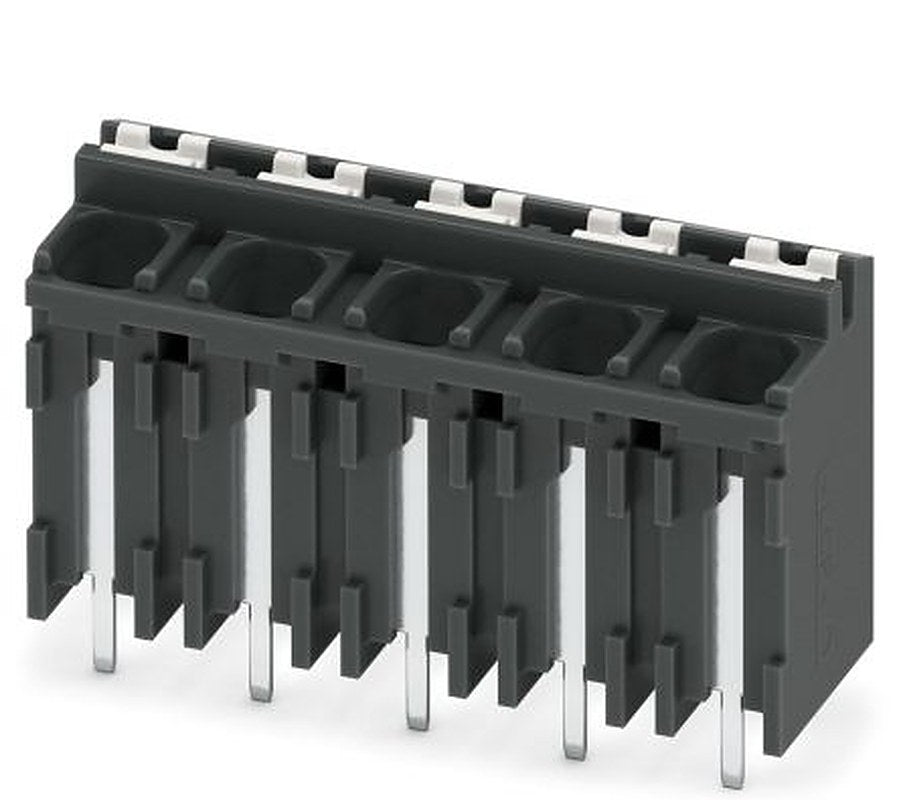 Phoenix Contact SPT-THR 1.5/5-V-5.0 P20 R56 Series Pluggable Terminal Block, 5-Contact, 5 mm Pitch, 1 Row, 1823447