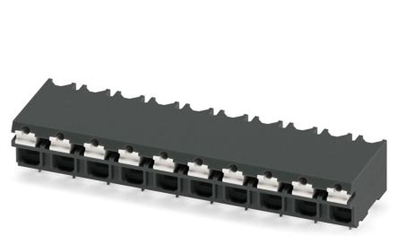 Phoenix Contact SPT-THR 1.5/10-H-5.0 P20 R88 Series Pluggable Terminal Block, 10-Contact, 5 mm Pitch, 1 Row, 1823939