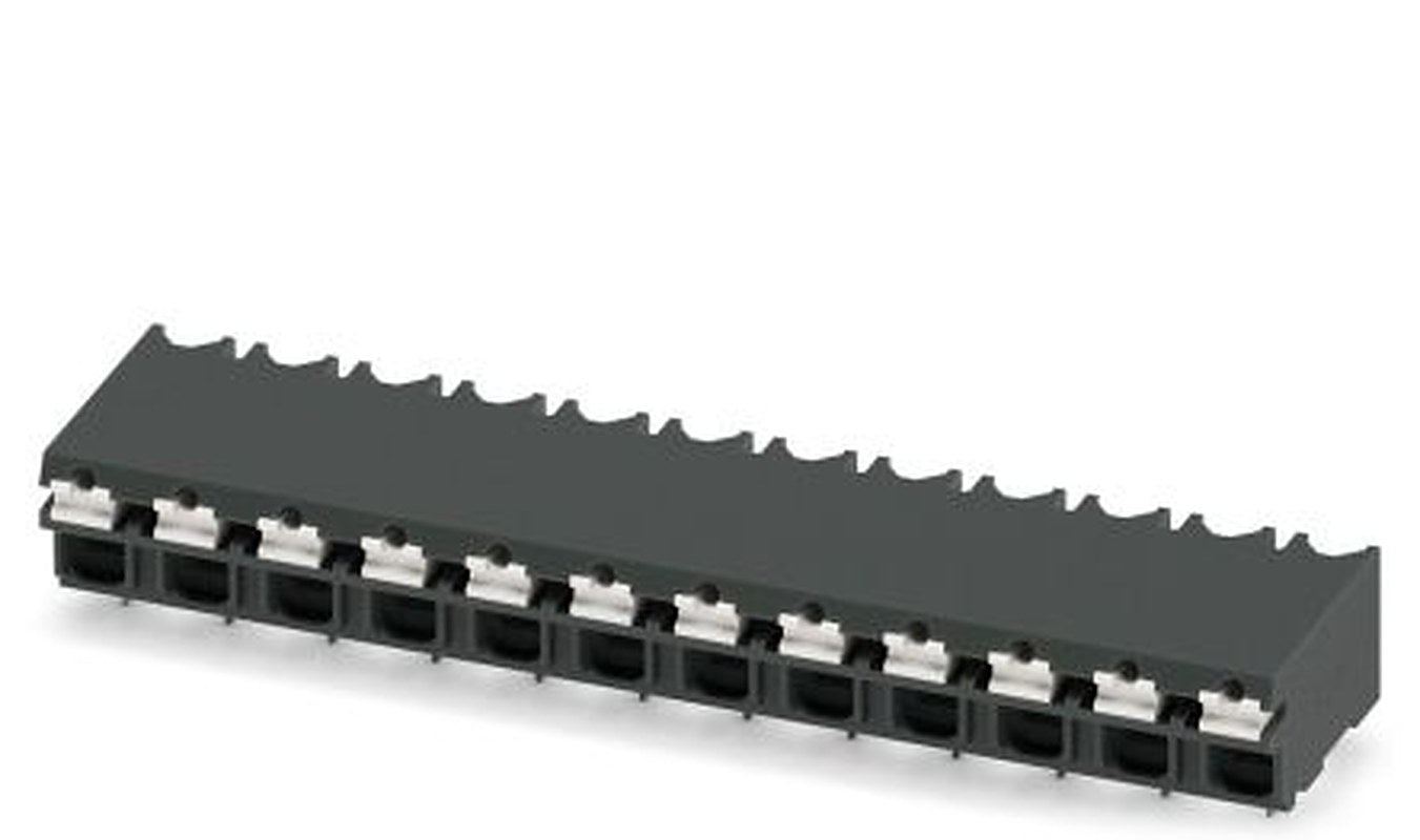 Phoenix Contact SPT-THR 1.5/12-H-5.0 P20 R88 Series Pluggable Terminal Block, 12-Contact, 5 mm Pitch, 1 Row, 1823955