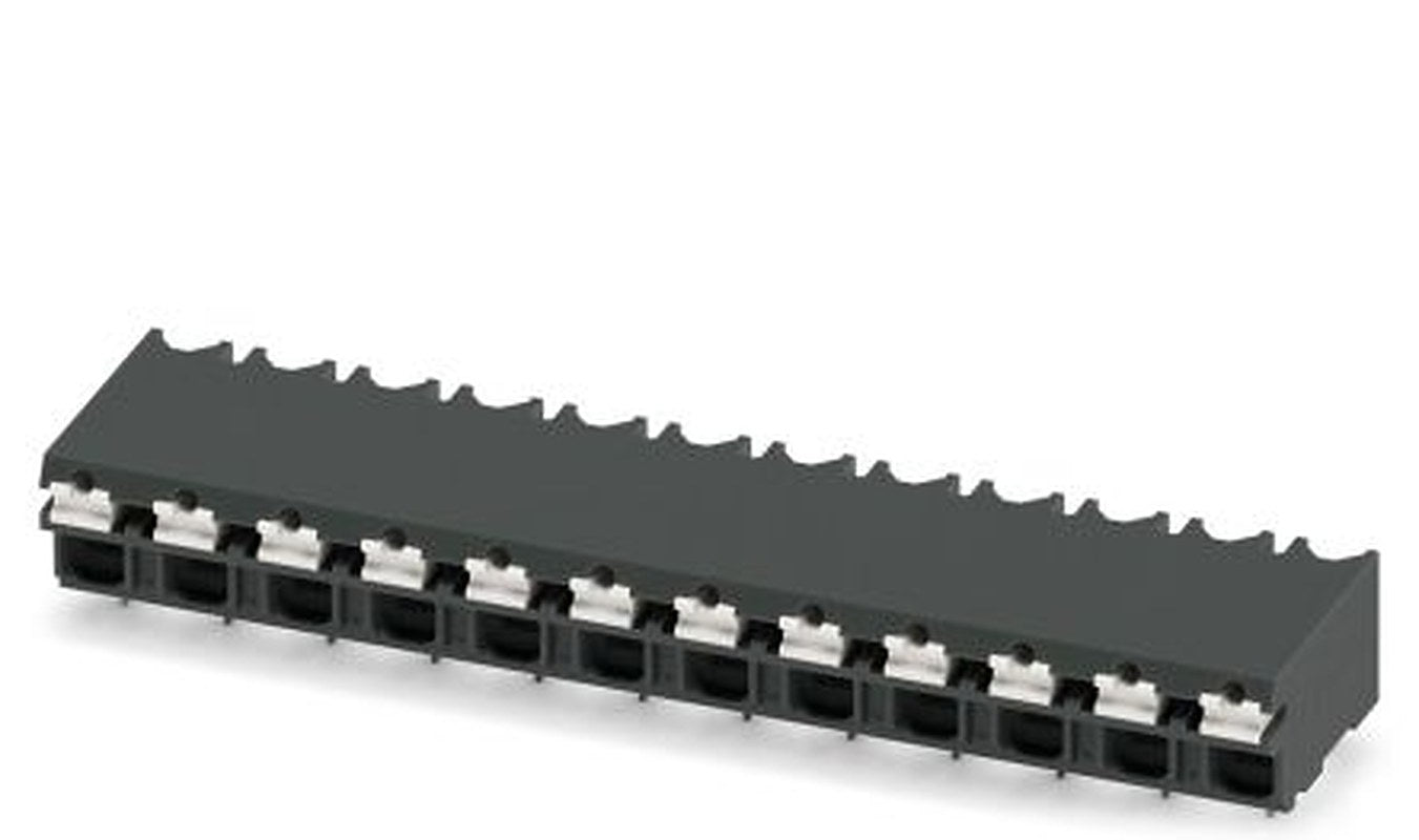 Phoenix Contact SPT-THR 1.5/12-H-5.08 P20 R88 Series Pluggable Terminal Block, 12-Contact, 5.08 mm Pitch, 1 Row, 1824064