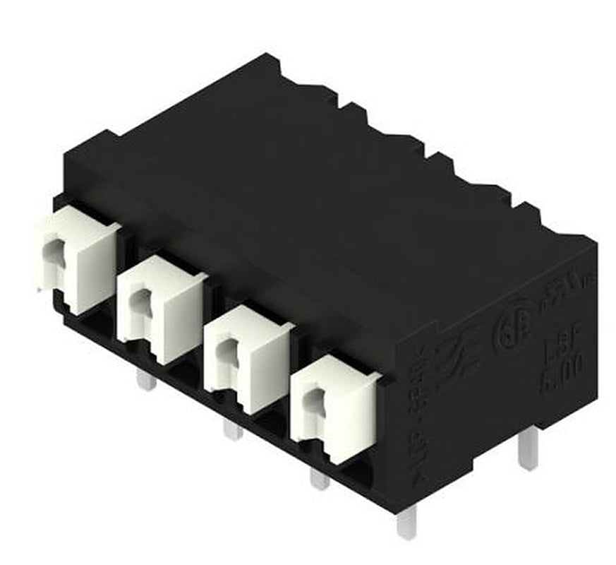 Weidmüller LSF Series PCB Terminal Block, 4-Contact, 5 mm Pitch, 1 Row