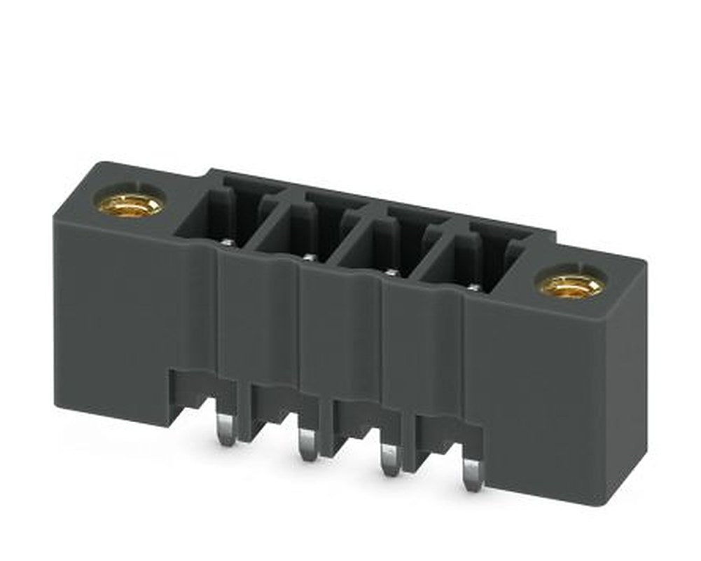 Phoenix Contact MCV 1.5/ 4-GF-3.81 P20 THRR56 Series Pluggable Terminal Block, 4-Contact, 3.81 mm Pitch, 1 Row, 1825791