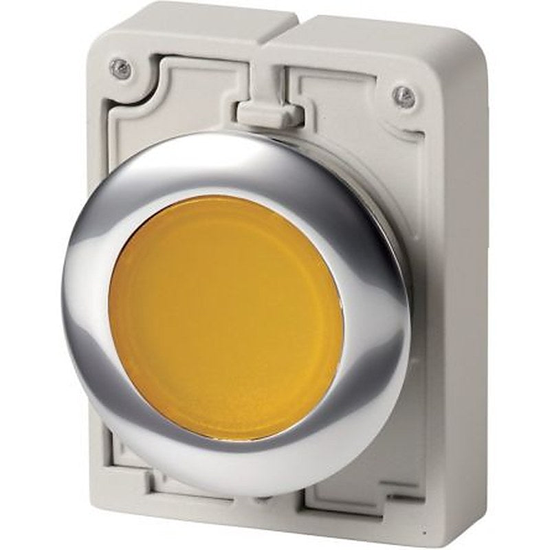 Eaton RMQ Titan M30 Series Yellow Momentary Push Button Switch, 30.5 mm Cutout, IP66, IP67, IP69K