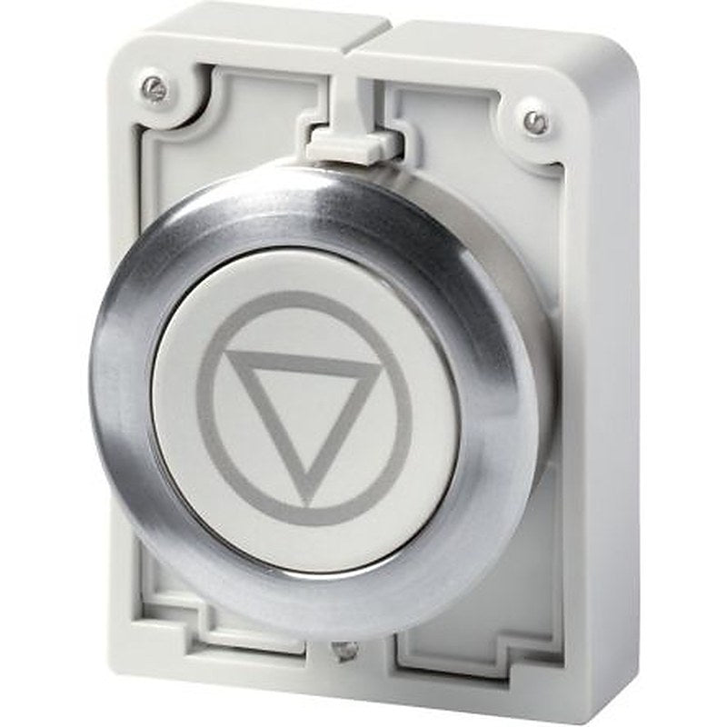 Eaton Push Button Switch, 31 mm Cutout Grey, IP66, IP67, IP69K