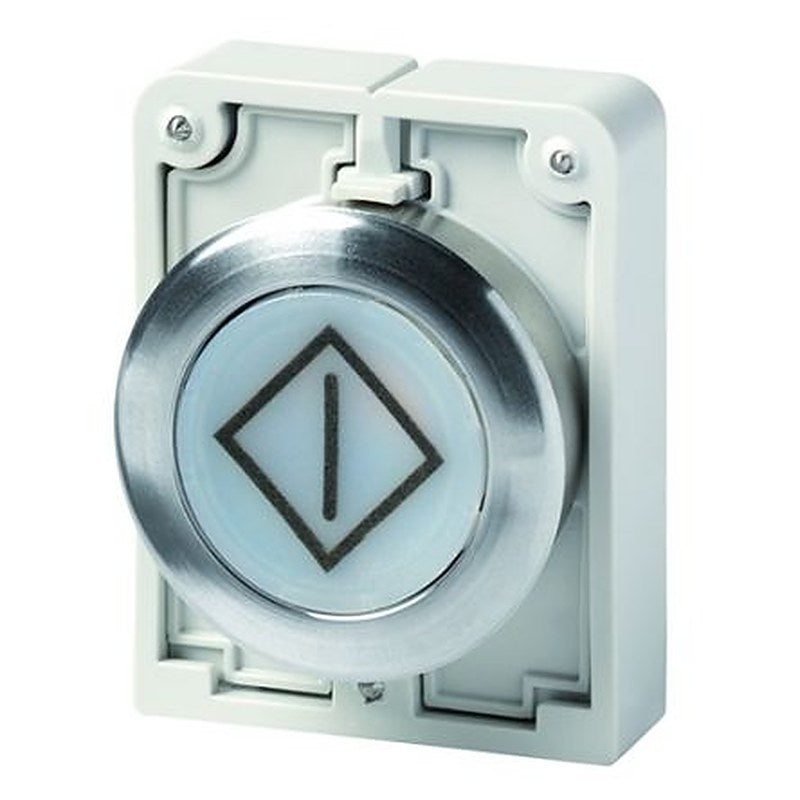 Eaton RMQ-Titan Series White Momentary Spring Return Push Button Switch, 30.5 mm Cutout, IP69K, IP67, IP66