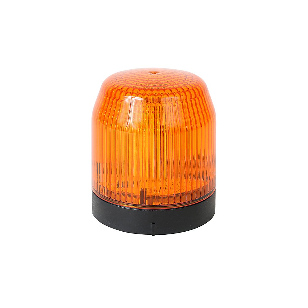 856T 70 mm Light Modules, Black Housing colour, Strobe 1/Strobe 2, Non-Stackable Beacon Style, Amber Output colour, Standard Lens Finish