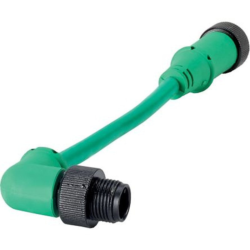 Eaton Male Right Angle to Female Straight Cable, 100 mm
